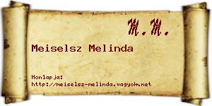 Meiselsz Melinda névjegykártya